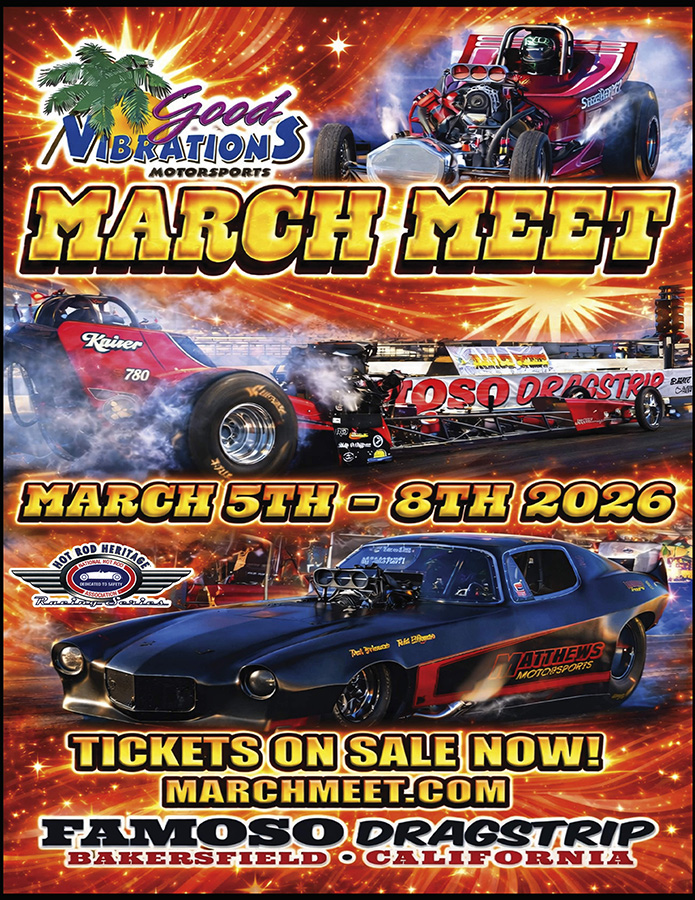 poster of 2026 Good Vibrations Motorsports March Meet
